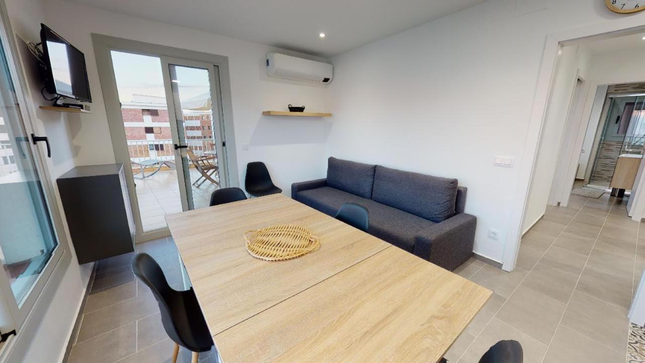 Atico Con Vista Mar. 50 M De La Playa - Casa Nova 13 Apartment Roses Ngoại thất bức ảnh